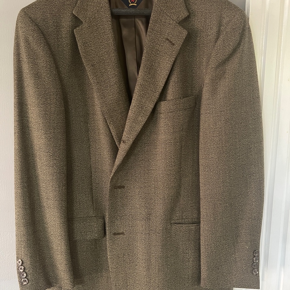 Vintage Tommy Hilfiger Textured Tan Blazer